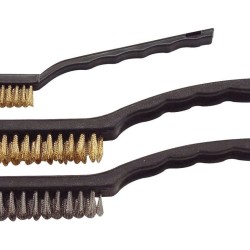 Oceľové kefy, sada 3ks, 180mm, 2x225mm, vlnitý drôt S 0,3mm a S 0,5mm, EXTOL CRAFT Oceľové kefy, sada 3ks, 180mm, 2x225mm, vlnitý drôt S 0,3mm a S 0,5mm, EXTOL CRAFT
