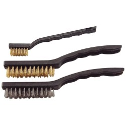Oceľové kefy, sada 3ks, 180mm, 2x225mm, vlnitý drôt S 0,3mm a S 0,5mm, EXTOL CRAFT Oceľové kefy, sada 3ks, 180mm, 2x225mm, vlnitý drôt S 0,3mm a S 0,5mm, EXTOL CRAFT