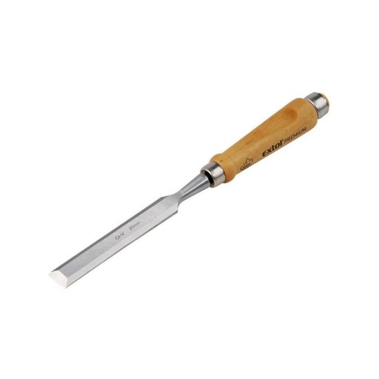 Sekáč s kvalitnou bukovou rukoväťou, 18mm, dĺžka 280mm, CrV, EXTOL PREMIUM Sekáč s kvalitnou bukovou rukoväťou, 18mm, dĺžka 280mm, CrV, EXTOL PREMIUM
