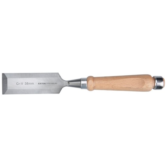 Sekáč s kvalitnou bukovou rukoväťou, 38mm, dĺžka 290mm, CrV, EXTOL PREMIUM