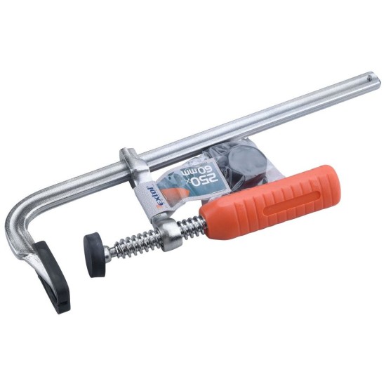 Svorka F - stolárska, 250x60mm, plastová rukoväť, EXTOL PREMIUM