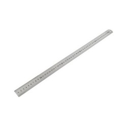 Oceľové pravítko z nehrdzavejúcej ocele, 50cm