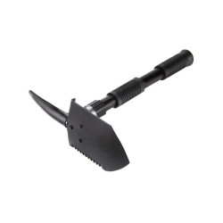 Multifunkčná skladacia lopata, motyka, krompáč, krompáč, rýľ, píla, s nylonovým puzdrom na opasok, EXTOL PREMIUM 8877030