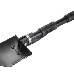 Multifunkčná skladacia lopata, motyka, krompáč, krompáč, rýľ, píla, s nylonovým puzdrom na opasok, EXTOL PREMIUM 8877030