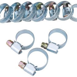 Hadicové svorky, balenie 10, 12-22 mm, pozinkované, EXTOL CRAFT Hadicové svorky, balenie 10, 12-22 mm, pozinkované, EXTOL CRAFT