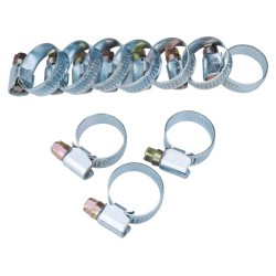 Hadicové svorky, balenie 10, 12-22 mm, pozinkované, EXTOL CRAFT Hadicové svorky, balenie 10, 12-22 mm, pozinkované, EXTOL CRAFT
