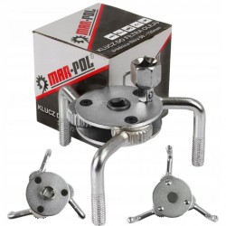 Nastaviteľný kľúč na olejový filter 78-125mm MAR-POL Nastaviteľný kľúč na olejový filter 78-125mm MAR-POL