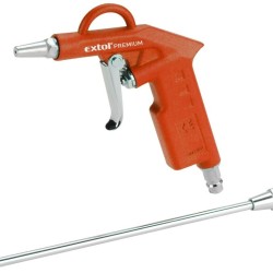 Fúkacia pištoľ, max. práca. tlak 8 bar (0,8 MPa), 2 trysky (krátke a 21 cm), BP 210 EXTOL PREMIUM