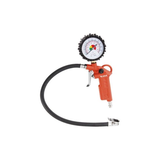 Fúkacia pištoľ s manometrom, 8bar, rýchlospojka, RP 120 EXTOL PREMIUM