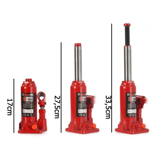 Hydraulický zdvihák 3t - bábika MAR-POL Hydraulický zdvihák 3t - bábika MAR-POL