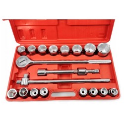 Sada nástrčných kľúčov 3/4 21ks 19-50mm šesťhran MAR-POL