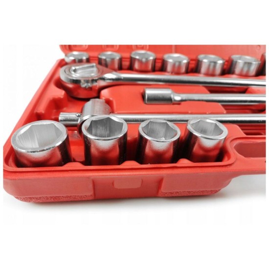 Sada nástrčných kľúčov 3/4 21ks 19-50mm šesťhran MAR-POL