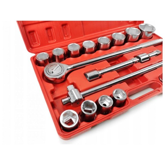 Sada nástrčných kľúčov 3/4 21ks 19-50mm šesťhran MAR-POL