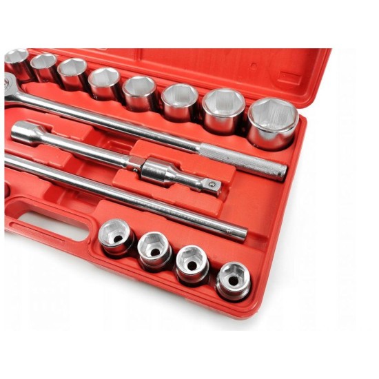 Sada nástrčných kľúčov 3/4 21ks 19-50mm šesťhran MAR-POL