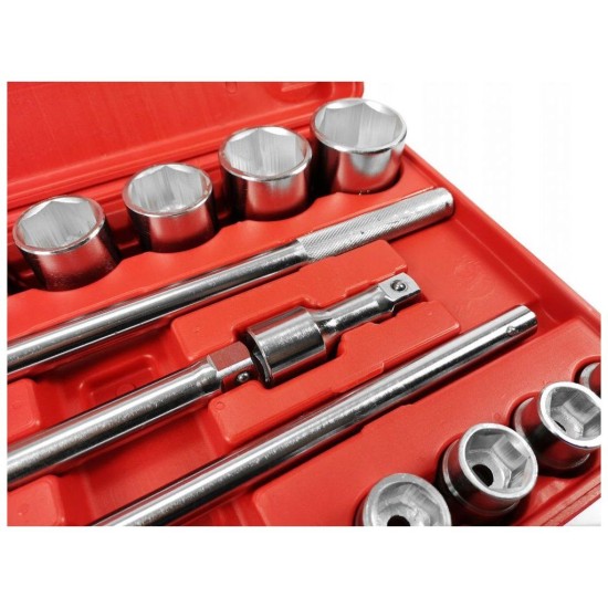 Sada nástrčných kľúčov 3/4 21ks 19-50mm šesťhran MAR-POL