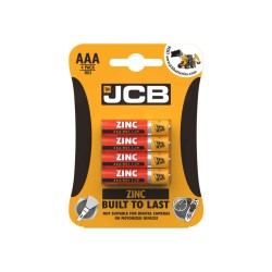JCB zinkovo-uhlíková batéria R03/AAA, blister 4ks JCB zinkovo-uhlíková batéria R03/AAA, blister 4ks
