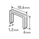 Pracky, balenie 1000ks, 6mm, 10,6x0,52x1,2mm EXTOL PREMIUM Pracky, balenie 1000ks, 6mm, 10,6x0,52x1,2mm EXTOL PREMIUM