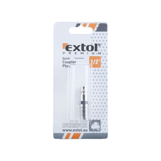 Rýchlospojka vzduchová vsuvka na hadicu, 1/2" EXTOL PREMIUM Rýchlospojka vzduchová vsuvka na hadicu, 1/2" EXTOL PREMIUM