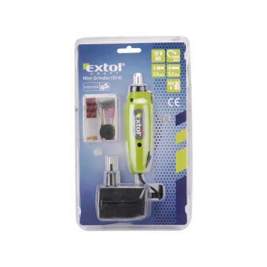 Mini vŕtačka/brúska s transformátorom, EXTOL CRAFT Mini vŕtačka/brúska s transformátorom, EXTOL CRAFT