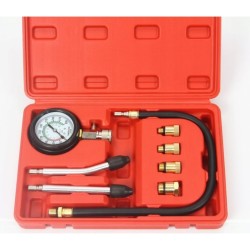 Kompresný merač pre benzínové motory, sada 8ks, tester kompresie MAR-POL Kompresný merač pre benzínové motory, sada 8ks, tester kompresie MAR-POL