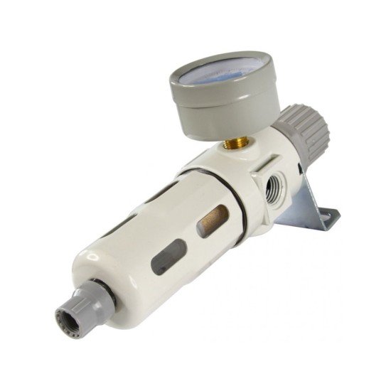 Regulátor tlaku s filtrom a manometrom 3/8" MAR-POL Regulátor tlaku s filtrom a manometrom 3/8" MAR-POL