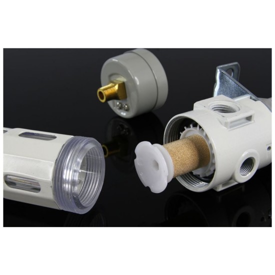 Regulátor tlaku s filtrom a manometrom 3/8" MAR-POL Regulátor tlaku s filtrom a manometrom 3/8" MAR-POL