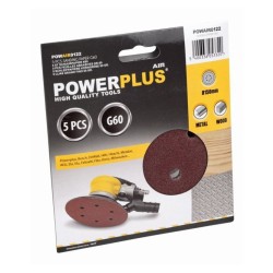 POWAIR0122 5x brúsny kotúč 150mm G60 POWERPLUS POWAIR0122 5x brúsny kotúč 150mm G60 POWERPLUS