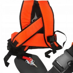 Dvojramenný popruh pre krovinorez PROFI oranžový Dvojramenný popruh pre krovinorez PROFI oranžový