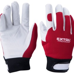 Pracovné rukavice kožené, 10", veľkosť 10", EXTOL PREMIUM