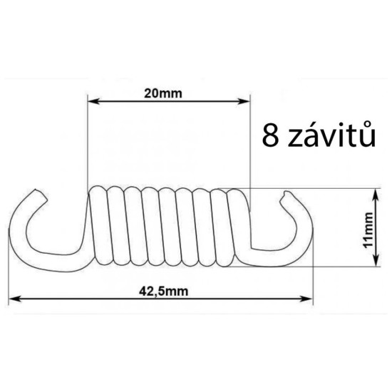 Pružina pre spojku krovinorezu Pružina pre spojku krovinorezu