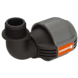 GARDENA L-kus 25 mm x 3/4" vonkajší závit 2781-20 GARDENA L-kus 25 mm x 3/4" vonkajší závit 2781-20