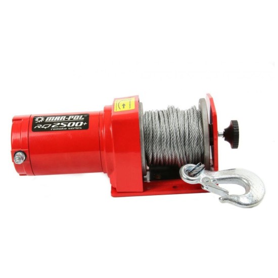 Elektrický lanový navijak 12V 1133kg 2500lbs MAR-POL