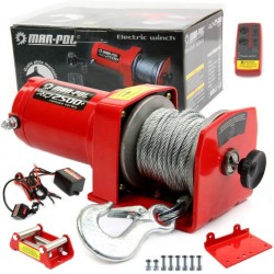 Elektrický lanový navijak 12V 1133kg 2500lbs MAR-POL