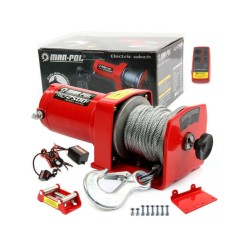 Elektrický lanový navijak 12V 1133kg 2500lbs MAR-POL