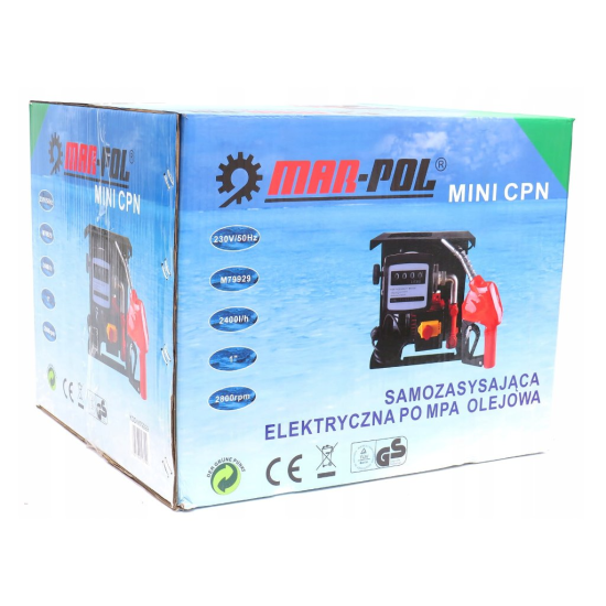 Čerpacia stanica nafty s počítadlom 600W 230V, samonasávacia MAR-POL