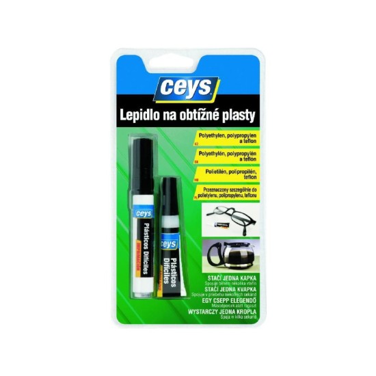 Lepidlo na náročné plasty 3g + 4ml