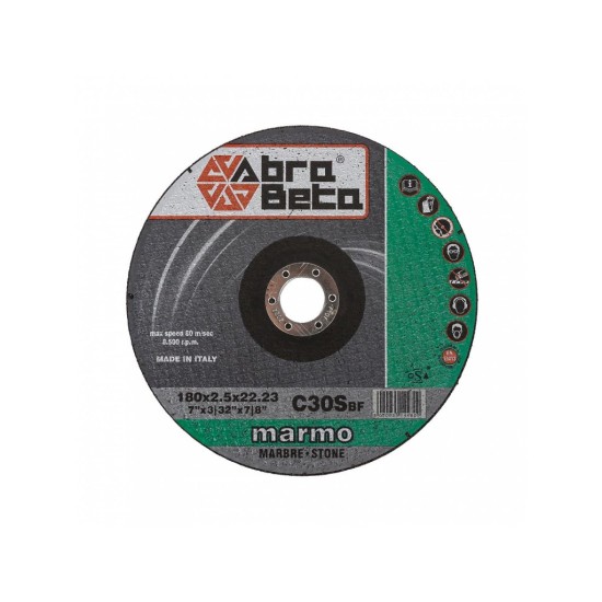 Kotúč Ø/R - kameň 180x2,5