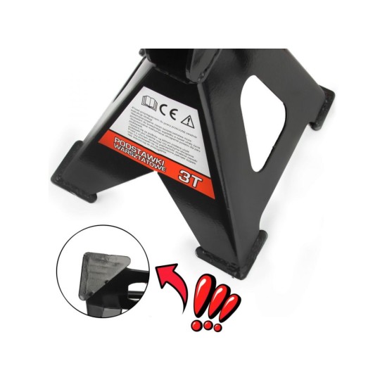 Nastaviteľná podpera pod telom 3t (1 pár) s poistkou MAR-POL Nastaviteľná podpera pod telom 3t (1 pár) s poistkou MAR-POL