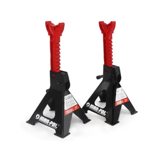 Nastaviteľná podpera pod telom 3t (1 pár) s poistkou MAR-POL Nastaviteľná podpera pod telom 3t (1 pár) s poistkou MAR-POL