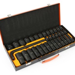 Šesťhranná rázová objímka 1/2", 8-32mm, sada 35ks BJC Šesťhranná rázová objímka 1/2", 8-32mm, sada 35ks BJC