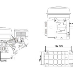 Motor 7HP/19 mm pre čerpadlo alebo riadiacu stanicu MAR-POL Motor 7HP/19 mm pre čerpadlo alebo riadiacu stanicu MAR-POL