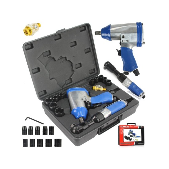 Pneumatická súprava 2-dielna, 12ks MAR-POL príslušenstvo Pneumatická súprava 2-dielna, 12ks MAR-POL príslušenstvo