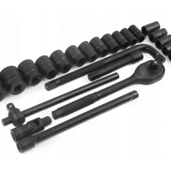 Profesionálna súprava nástrčných súprav 1/2" 12-bodová, 8-32mm, 24ks BJC Profesionálna súprava nástrčných súprav 1/2" 12-bodová, 8-32mm, 24ks BJC