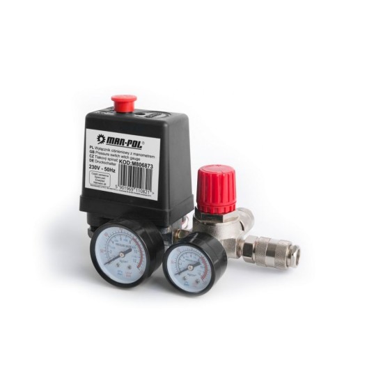 Tlakový spínač pre kompresor 8 bar MAR-POL Tlakový spínač pre kompresor 8 bar MAR-POL