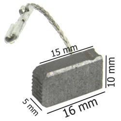 Náhradné kefy pre elektrické náradie 5x10 mm MAR-POL