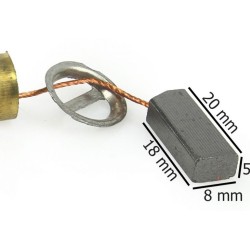 Náhradné kefy pre elektrické náradie 5x8 mm MAR-POL Náhradné kefy pre elektrické náradie 5x8 mm MAR-POL