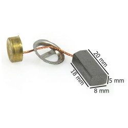 Náhradné kefy pre elektrické náradie 5x8 mm MAR-POL Náhradné kefy pre elektrické náradie 5x8 mm MAR-POL