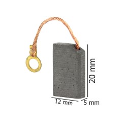 Náhradné kefy pre elektrické náradie 5x12 mm MAR-POL