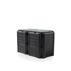 Plastový kompostér 800l, 2 moduly - čierny MODUL COMPOGREEN