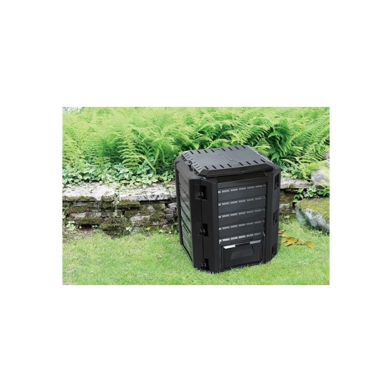 Plastový kompostér 380l COMPOGREEN, čierny Plastový kompostér 380l COMPOGREEN, čierny